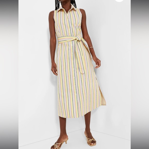 POMANDER PLACE

Rainbow Stripe Sleeveless Riley Dress - Picture 2 of 13